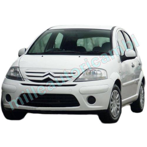 VETRO SPECCHIO RETROVISORE CITROEN C3 I SERIE DAL 2009 SINISTRO TERMICO CON PIASTRA VETRO GRANDE