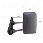 SPECCHIO RETROVISORE MANUALE IVECO DAILY DAL 1989 AL 1999 SINISTRO NERO BRACCIO LUNGO