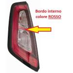 FANALE FANALINO POSTERIORE DESTRO CORNICE ROSSA SENZA PORTALAMPADA PER FIAT PUNTO EVO DAL 2009