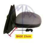 SPECCHIO RETROVISORE MECCANICO SKODA FABIA DAL 2007 AL 2015 SINISTRO VERNICIABILE 15cm