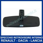 SPECCHIO RETROVISORE INTERNO RENAULT - PEUGEOT - LANCIA - DACIA - NISSAN