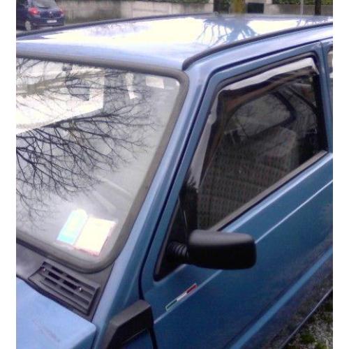 DEFLETTORI ARIA ANTITURBO FIAT PANDA 141 DAL 1986 3 PORTE ANTERIORI OSCURATI