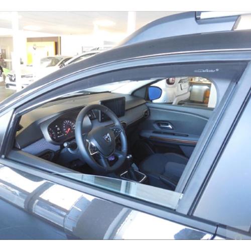 DEFLETTORI ARIA ANTITURBO DACIA SANDERO/SANDERO STEPWAY DAL 2021/JOGGER 2022 ANTERIORI OSCURATI