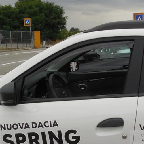 DEFLETTORI ARIA ANTITURBO DACIA SPRING DAL 2021 ANTERIORI OSCURATI