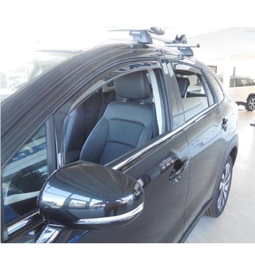 DEFLETTORI ARIA ANTITURBO RANGE ROVER EVOQUE'19 5P (SOLO SENZA CORRIMANO) 5 PORTE ANTERIORI OSCURATI