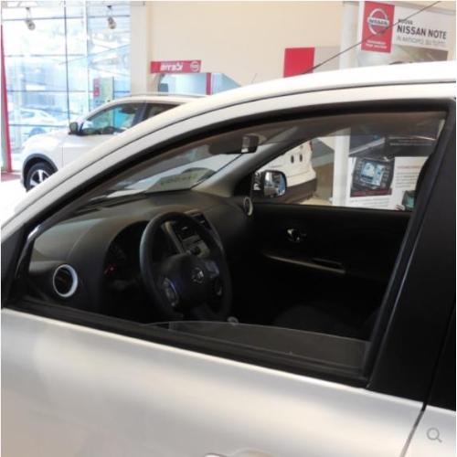 DEFLETTORI ARIA ANTITURBO NISSAN MICRA DAL 2010 5 PORTE ANTERIORI OSCURATI