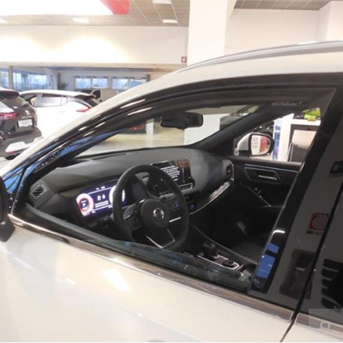 DEFLETTORI ARIA ANTITURBO NISSAN QASHQAI J12 DAL 2021 5P PORTE ANTERIORI OSCURATI