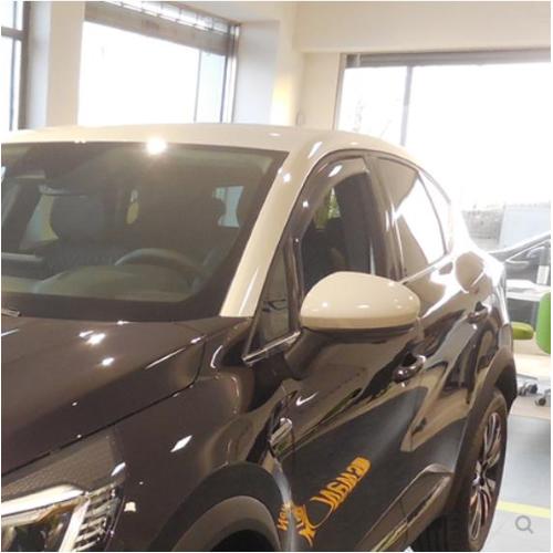 DEFLETTORI ARIA ANTITURBO RENAULT CAPTUR DAL 2019 5 PORTE ANTERIORI OSCURATI