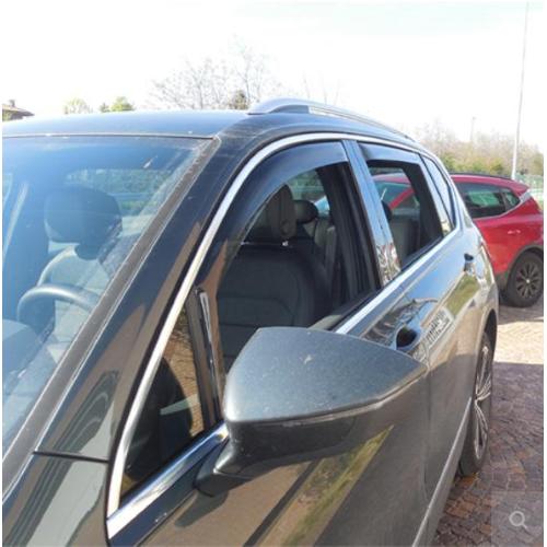 DEFLETTORI ARIA ANTITURBO VOLKSWAGEN TIGUAN 2016-2024/SEAT TARRACO 2019 PORTE ANTERIORI OSCURATI