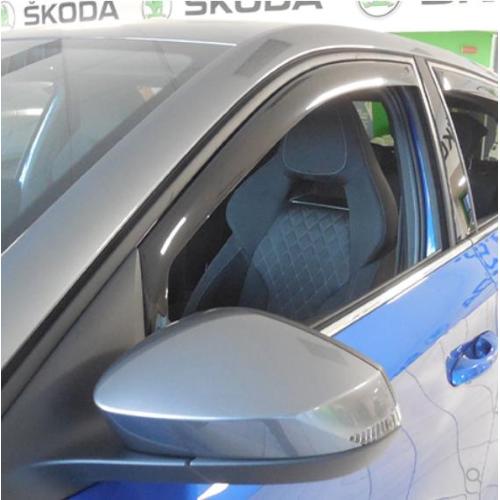 DEFLETTORI ARIA ANTITURBO SKODA FABIA DAL 2021 5P/SW PORTE ANTERIORI OSCURATI