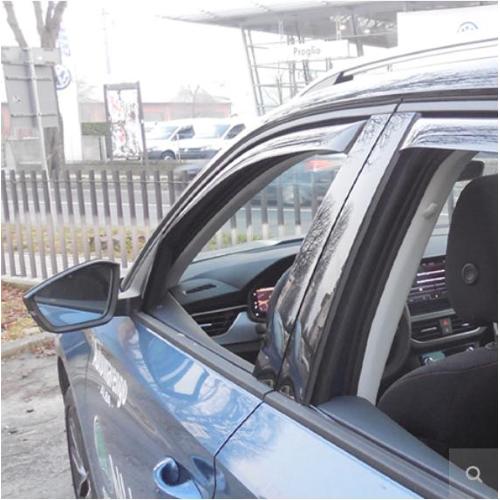 DEFLETTORI ARIA ANTITURBO SKODA KAMIQ 2019> 5 PORTE ANTERIORI OSCURATI