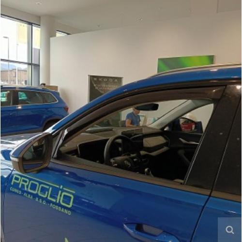 DEFLETTORI ARIA ANTITURBO SKODA KODIAQ 2024> 5 PORTE ANTERIORI OSCURATI