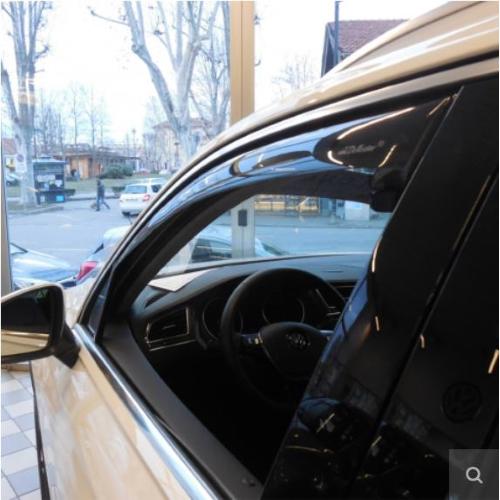 DEFLETTORI ARIA ANTITURBO VOLKSWAGEN TIGUAN 2016-2024/SEAT TARRACO 2019 PORTE ANTERIORI OSCURATI