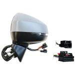 SPECCHIO RETROVISORE ELETTRICO PER AUDI A3 2012-2020 3/5 PORTE SX CON PRIMER RIPIEG.ELETTR MEMORIA SIDE ASSIST TE 14 PIN