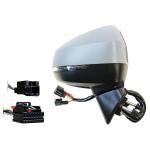 SPECCHIO RETROVISORE ELETTRICO PER AUDI A3 2012-2020 3/5 PORTE DX CON PRIMER RIPIEG.ELETTR MEMORIA SIDE ASSIST TE 14 PIN