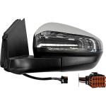 SPECCHIO RETROVISORE ELETTRICO PER CITROEN C5 AIRCROSS 2018 SX CALO CROM SENS.TEMP.TERMICO 8PIN