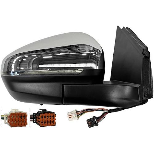 SPECCHIO RETROVISORE ELETTRICO PER CITROEN C5 AIRCROSS 2018 DX CALO CROMAT RIP EL MEMO TE 16 PIN
