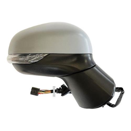 SPECCHIO RETROVISORE ELETTRICO PER FORD PUMA DAL 2019 DX CON PRIMER LUCE CORT RIPIEG.ELETTR TERMICO 10 PIN