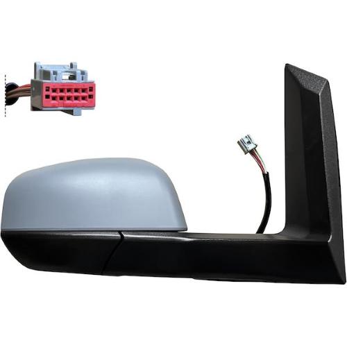 SPECCHIO RETROVISORE ELETTRICO PER FORD TRANSIT/TOURNEO CONNECT 18-22 DX CON PRIMER TERMICO 5 PIN