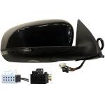 SPECCHIO RETROVISORE ELETTRICO PER JEEP CHEROKEE 2014 DX NERO VERNICIABILE RIPIEG.ELETTR.TERMICO 11 PIN