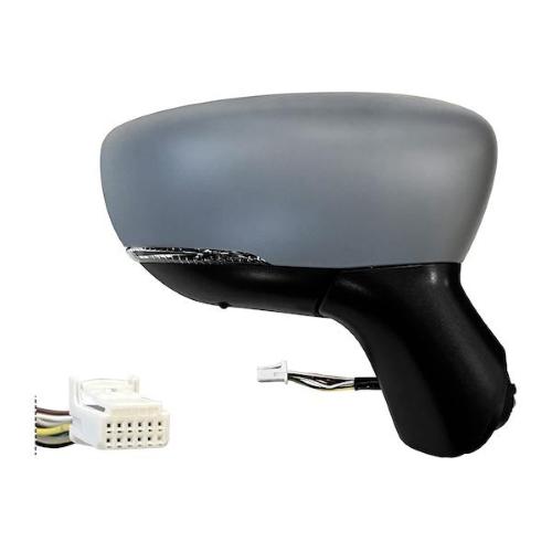 SPECCHIO RETROVISORE ELETTRICO PER RENAULT CAPTUR 2018-2020 DX PRIMER RIPIEG.ELE TERMICO BLIS 11 PIN