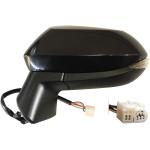 SPECCHIO RETROVISORE ELETTRICO TOYOTA COROLLA E210 2019 SINISTRO NERO VERNICIABILE FANA TERM 6PIN