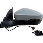 SPECCHIO RETROVISORE ELETTRICO PER VOLKSWAGEN T-ROC 2017-2021 SX CON PRIMER TERMICO 6 PIN