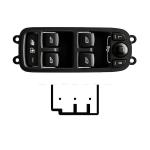 INTERRUTTORE ALZAVETRO PORTA ANTERIORE SX PER VOLVO S80 13-16 RET.EL RIB EL ALZA POST EL 4INT 3PIN