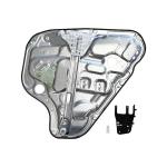ALZAVETRO MECCANISMO PER HYUNDAI I30 2007-2012 5P POSTERIORE SINISTRO CON PANNELLO