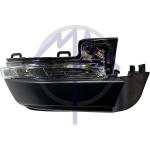 CALOTTA SPECCHIO RETROVISORE INFERIORE PER VOLKSWAGEN T-ROC 2017-2021 DESTRA S/FRECCIA RETROVISORE E LUCE DI CORTESIA