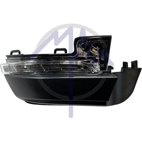 CALOTTA SPECCHIO RETROVISORE INFERIORE PER VOLKSWAGEN T-ROC 2017-2021 DESTRA S/FRECCIA RETROVISORE E LUCE DI CORTESIA