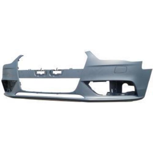 PARAURTI ANTERIORE PER AUDI A4 DAL 2012 VERNICIABILE CON FORI LAVAFARI