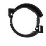 GRIGLIA PARAURTI DACIA LOGAN - LOGAN MVC DAL 2008 ANTERIORE DESTRA CON FORO FENDINEBBIA