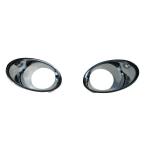 CORNICI FENDINEBBIA PARAURTI RENAULT MEGANE III DAL 2012 ANTERIORI DESTRO/SINISTRO COPPIA CROMATA