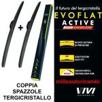 COPPIA SPAZZOLE TERGICRISTALLO ANTERIORI EVOFLAT CM.50+50 VIVI