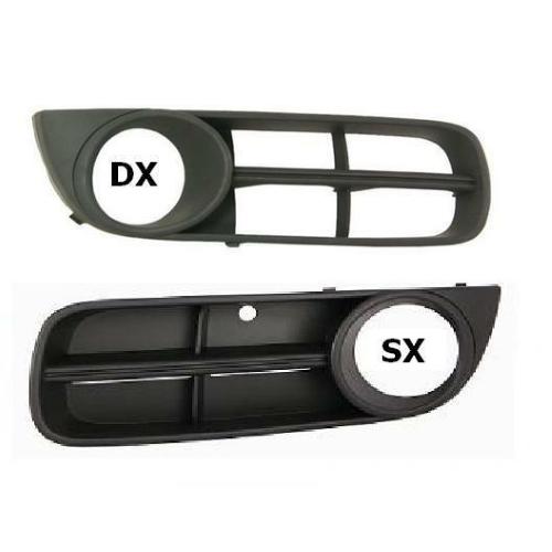 GRIGLIA PARAURTI SKODA FABIA DAL 2007 - ROOMSTER DAL 2006 ANTERIORE DESTRA CON FENDINEBBIA
