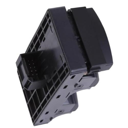 INTERRUTTORE ALZAVETRO PER AUDI Q7 2005-2015 PORTA ANTERIORE SX NERO/CROMO 4 INTERRUTTORI 10 PIN
