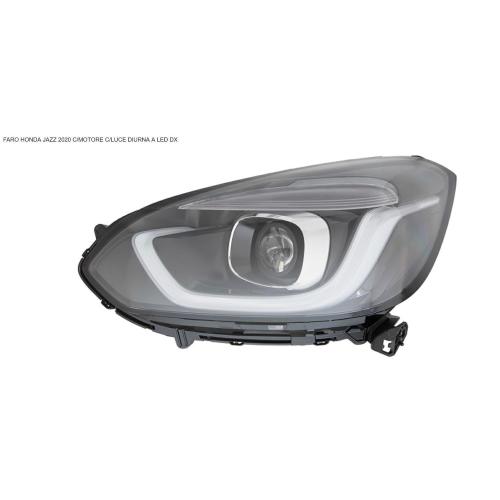 FARO FANALE PROIETTORE DX C/MOTORE C/LUCE DIURNA A LED PER HONDA JAZZ DAL 2020