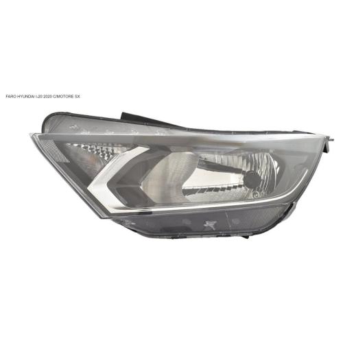 FARO FANALE PROIETTORE SX C/LUCE DIURNA A LED C/MOTOR ELETTR PER HYUNDAI I20 2020>
