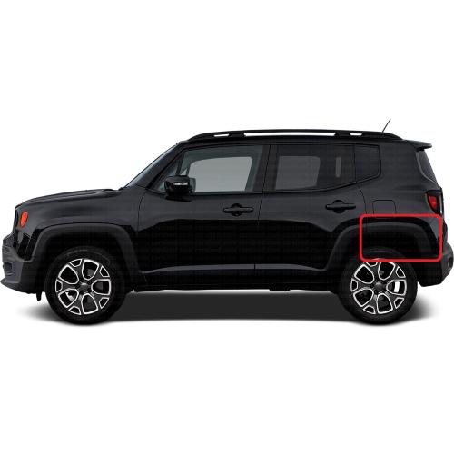 MODANATURA PARAFANGHINO GIRORUOTA POST/SX PARTE POST JEEP RENEGADE 03/14>