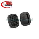 GOMMINE COPRI PEDALI FIAT 500 F/L/R DAL 1962 - 600 SEICENTO DAL 1998 - KIA CARNIVAL - OPEL MERIVA COPPIA FRENO