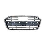 GRIGLIA MASCHERINA CROM-CROM NERA C/TELEC AUDI A8 10/17>