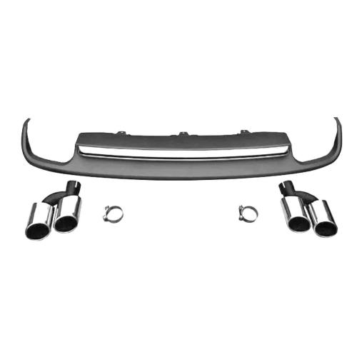 SPOILER PARAURTI POST+KIT TUBI TERM MARM AUDI A6/S6 01/11> BN+AVANT