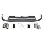 SPOILER PARAURTI POST+KIT CODOLINI MARMITTE AUDI A4 12/11> MOD S4