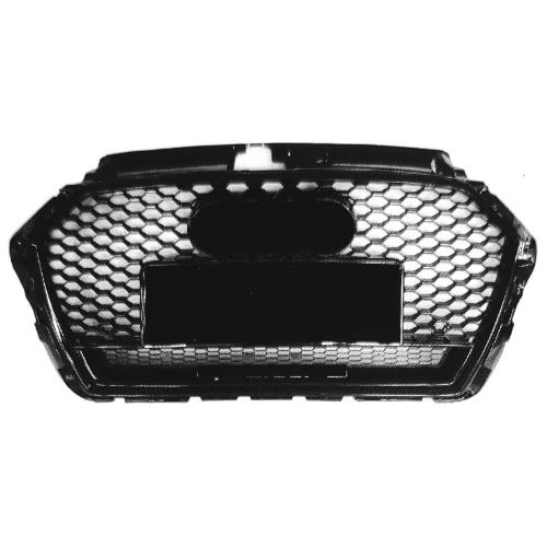 GRIGLIA MASCHERINA NERA LUCIDA C/SENSORE AUDI A3 05/16>