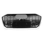 GRIGLIA MASCHERINA CROM-NERA A NIDO D'APE C/PDC-TELEC AUDI A6/RS6 01/18>