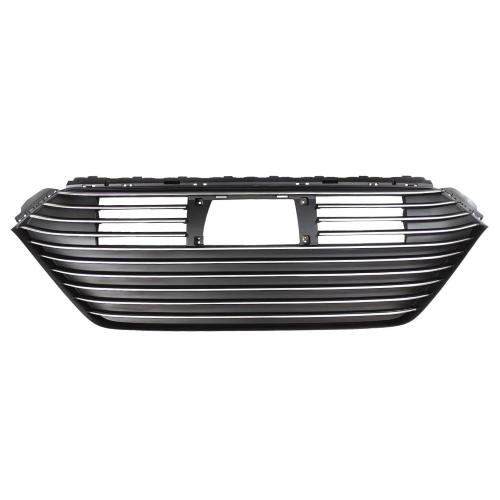 GRIGLIA PARAURTI ANT CROM-NERA C/FRENATA EMERG HYUNDAI IONIQ 01/16>