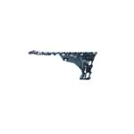 STAFFA GUIDA PARAURTI POSTERIORE DX EST MERCEDES CLASSE E W213 01/16>
