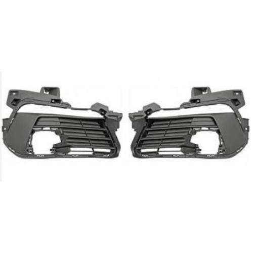 KIT GRIGLIE PARAURTI ANT C/FEND DX+SX PEUGEOT 308 10/17>FARI LED