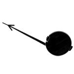 TAPPO PARAURTI COPRIGANCIO TRAINO POST/TI POST VOLKSWAGEN CADDY 09/10>